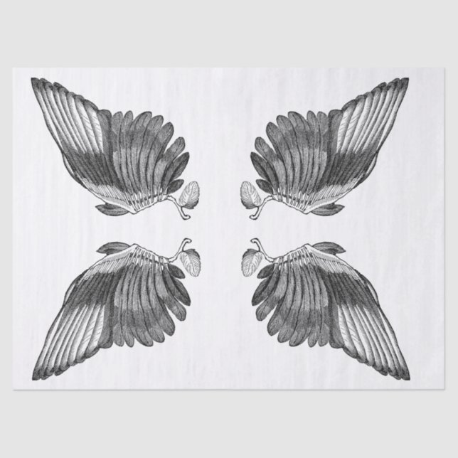 Papier Mousseline Le journal d'ordure s'envole la feuille d'éléments (Recto)