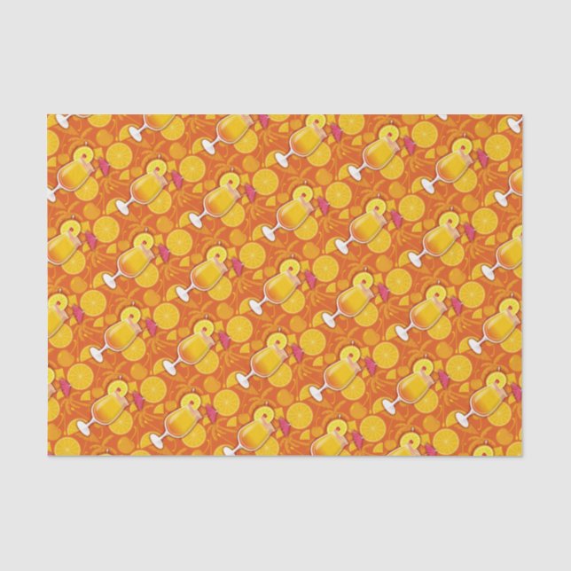 Papier Mousseline Le lever du soleil de Tequila (Recto)