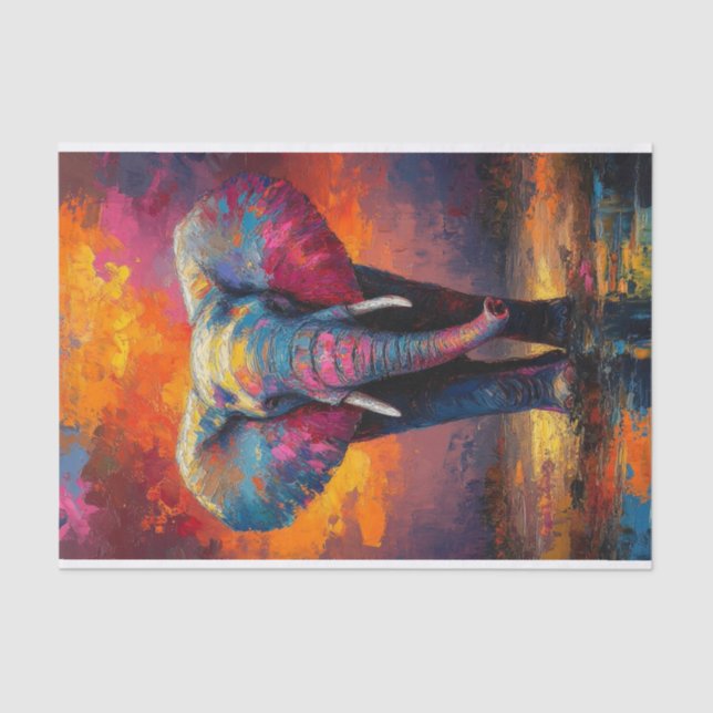 Papier Mousseline Le Lyfe Eléphant4 (Recto)