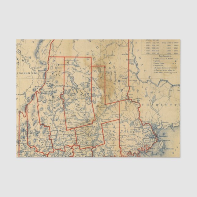 Papier Mousseline Le Maine 18 (Recto)