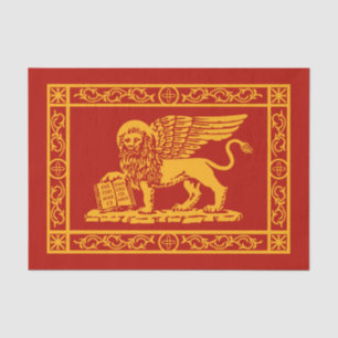 Papier Mousseline Le manteau des bras de Venise, Italie