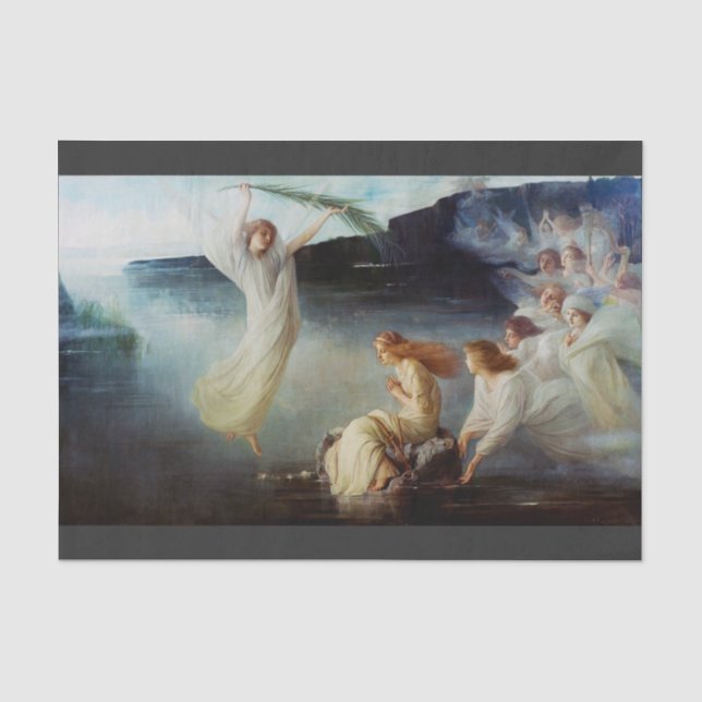 Papier Mousseline Le martyre de Sainte Christine Art (Recto)