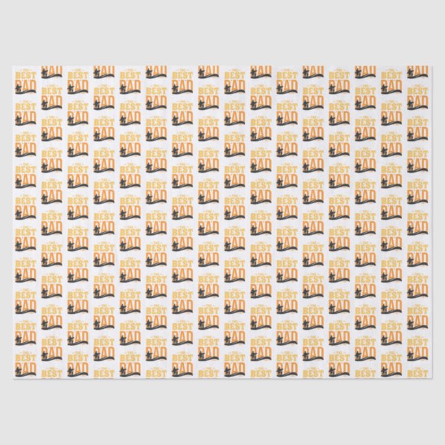 Papier Mousseline Le Meilleur Papa du Monde (Recto)