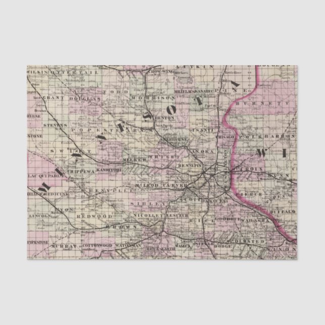 Papier Mousseline Le Minnesota 9 (Recto)