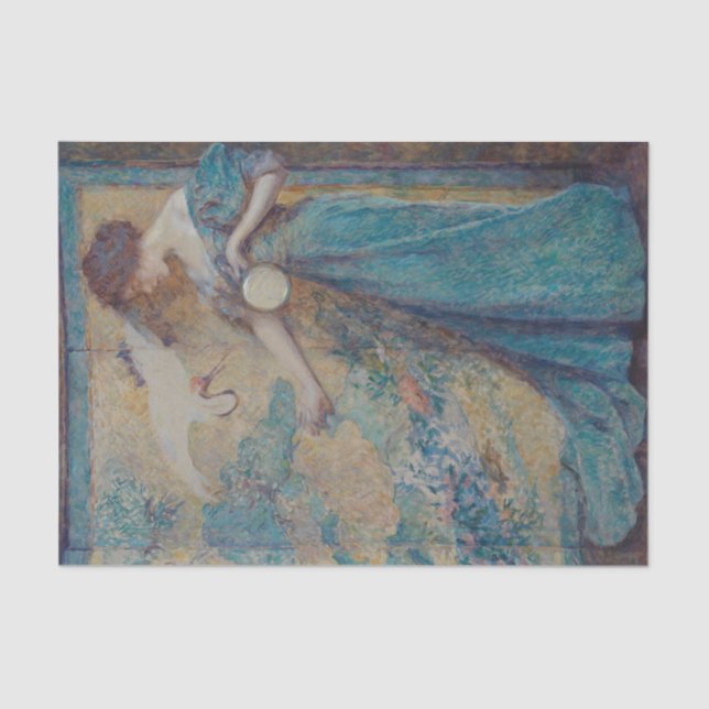 Papier Mousseline Le miroir de Robert Reid (Recto)