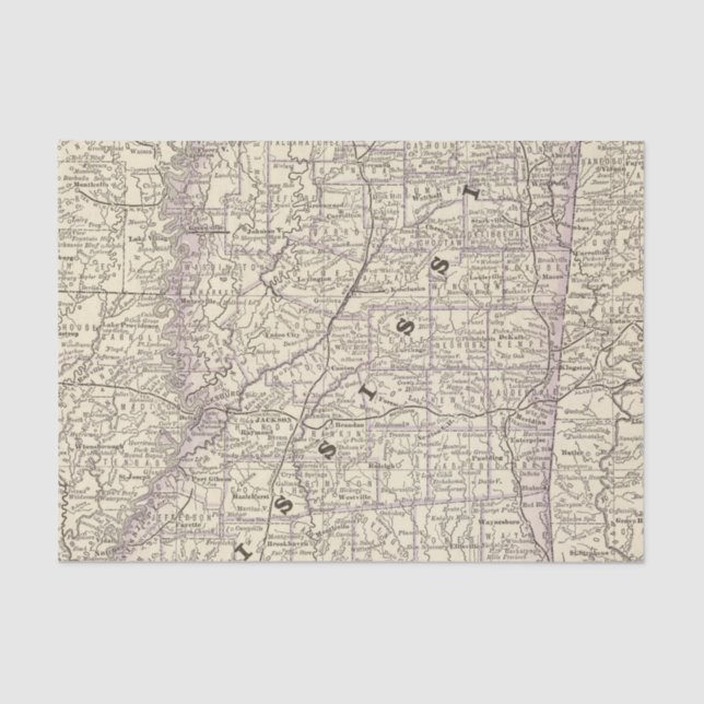 Papier Mousseline Le Mississippi 9 (Recto)