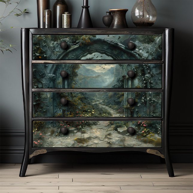 Papier Mousseline Le mystérieux château gothique de Dracula (Créateur téléchargé)