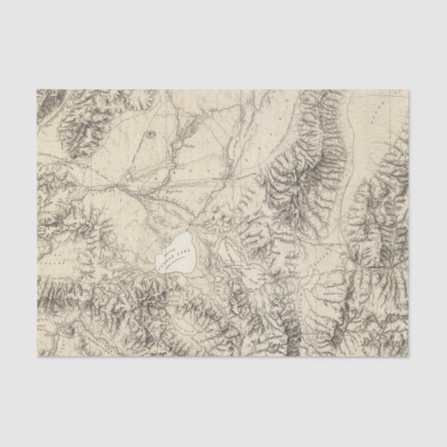 Papier Mousseline Le Nevada occidental (Recto)