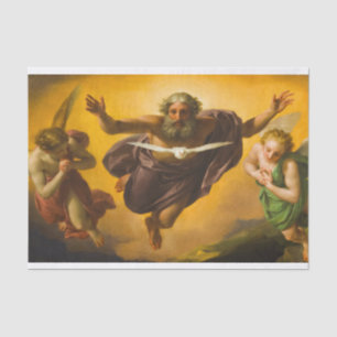 Papier Mousseline Le Père Eternel, Passion du Christ par Mengs