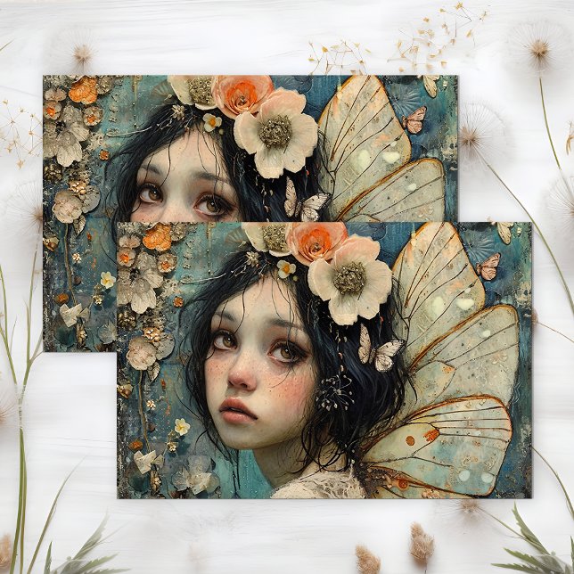 PAPIER MOUSSELINE LE PETIT DÉCOUPAGE FAIRY (THE LITTLE FAIRY DECOUPAGE TISSUE PAPER)