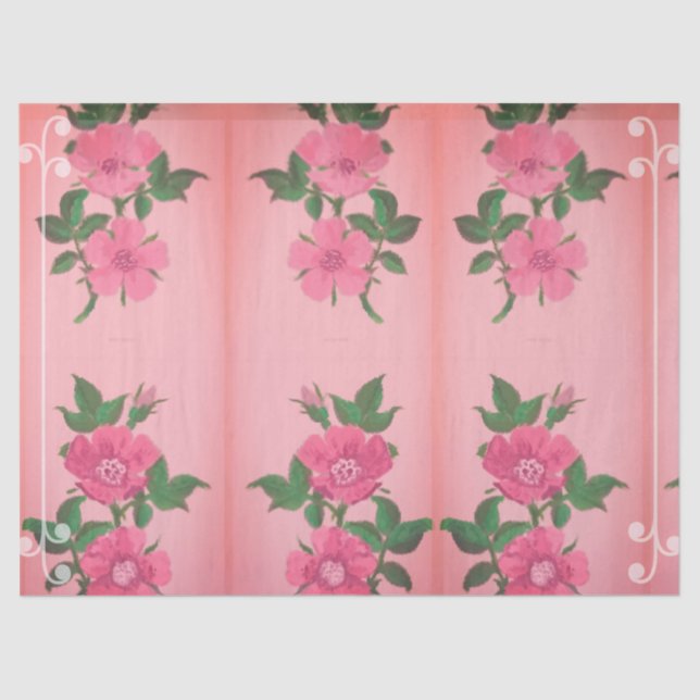 Papier Mousseline Le Petit Fleur  (Recto)