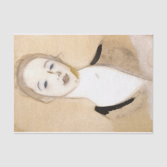Papier Mousseline Le Petit Serviteur, Helene Schjerfbeck (Recto)