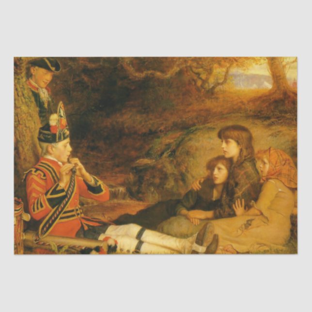 Papier Mousseline Le Piper (par John Everett Millais) (Recto)