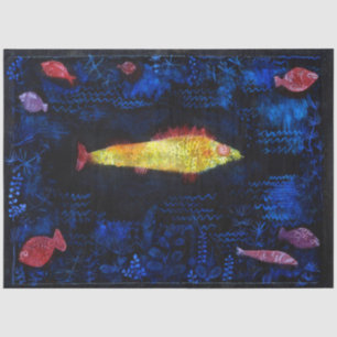 Papier Mousseline Le poisson rouge, Paul Klee