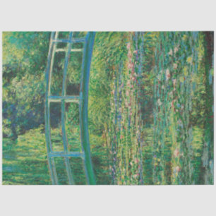 Papier Mousseline Le pont japonais (Water-Lily Pond), Monet
