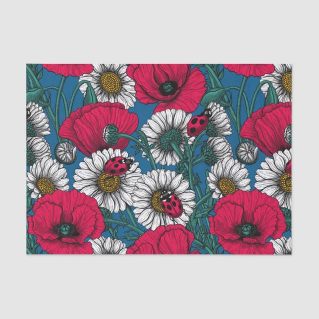 Papier Mousseline Le pré (Recto)