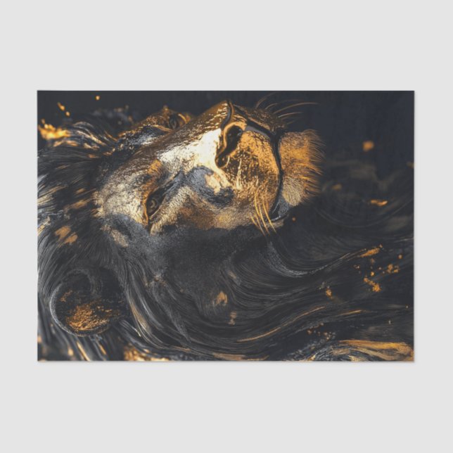 Papier Mousseline Le roi Lion noir1 (Recto)