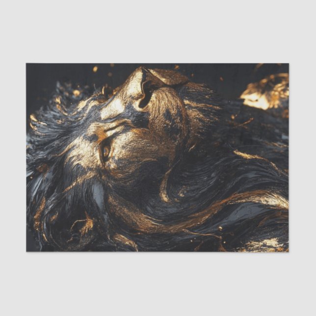 Papier Mousseline Le roi Lion noir2 (Recto)