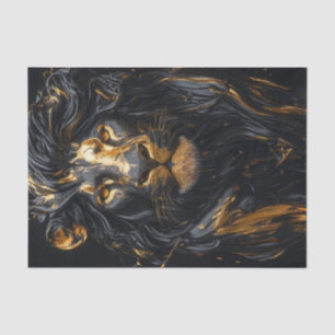 Papier Mousseline Le roi Lion noir4