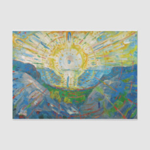 Papier Mousseline Le soleil par Edvard Munch