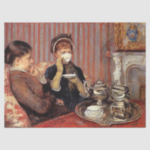 Papier Mousseline Le thé de Mary Cassatt Tissue Paper