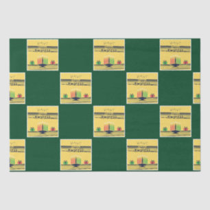 Papier Mousseline Le ton chaud et célébratoire de Kwanzaa de Slipper
