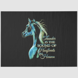 Papier Mousseline Le Tonnerre Est Le Bruit Des Hoofbeats Au Ciel