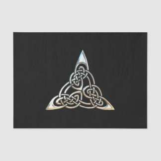 Papier Mousseline Le triangle noir d'argent Spirales Céleste Concept