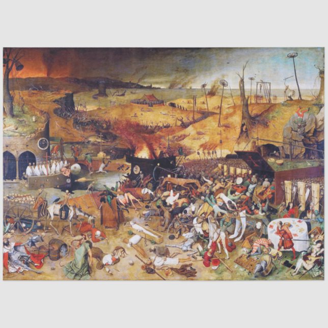 Papier Mousseline Le triomphe de la mort, Pieter Bruegel (Recto)