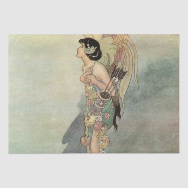 Papier Mousseline « Le véritable amant » par Charles Robinson (Recto)