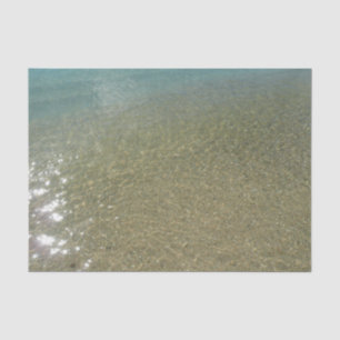 Papier Mousseline L'eau sur la plage I Photographie Abstraite de la
