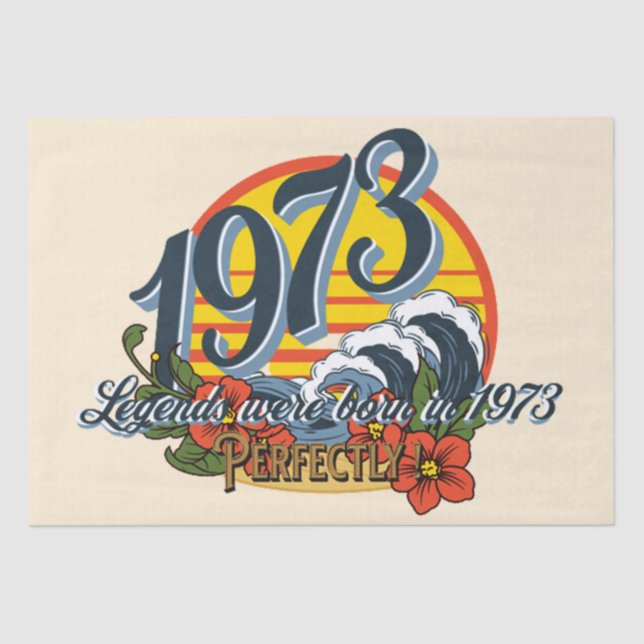 Papier Mousseline légendes sont nées en 1973 (Recto)