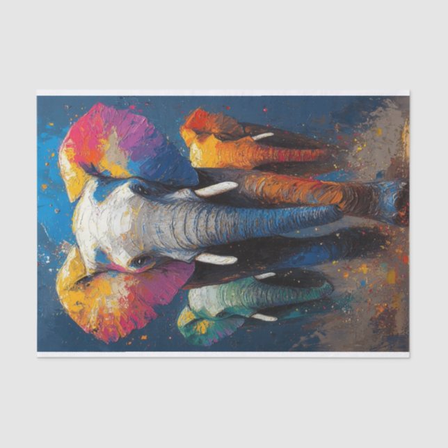 Papier Mousseline L'éléphant Lyfe10 (Recto)