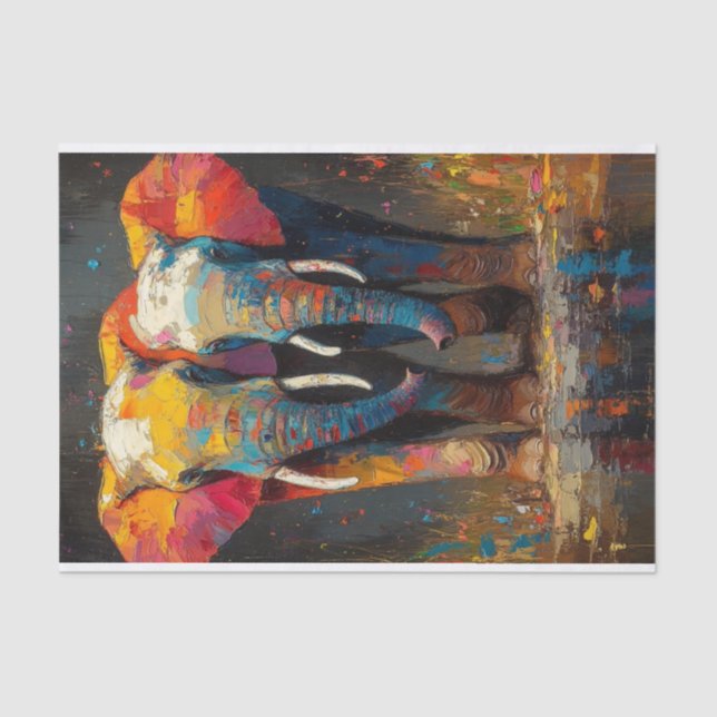 Papier Mousseline L'éléphant Lyfe12 (Recto)