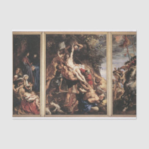 Papier Mousseline L'élévation de la croix par Peter Paul Rubens