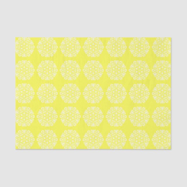 Papier Mousseline Lemon Mandala (Recto)