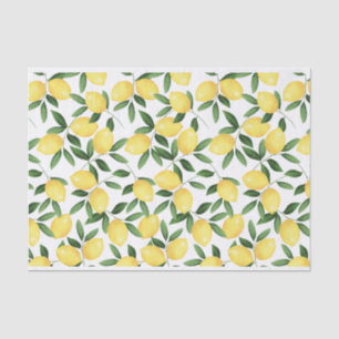 PAPIER MOUSSELINE LÉMONS DE COULEUR D'EAU