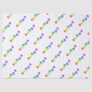 Papier Mousseline L'enseigne de fierté aux couleurs de l'arc-en-ciel