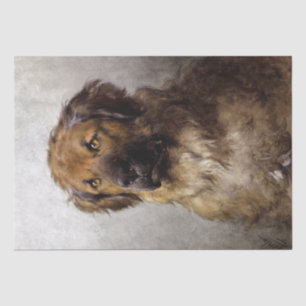 Papier Mousseline Leonberger Chien par Otto Eerelman