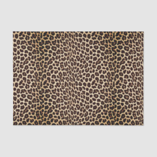 Papier Mousseline leopard printed 