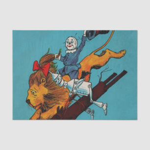 Papier Mousseline « L'Épouvantail et le Lion peureux » de John R Nei