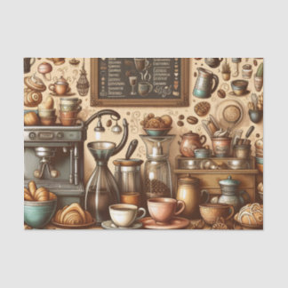 Papier Mousseline Les amateurs de café cool