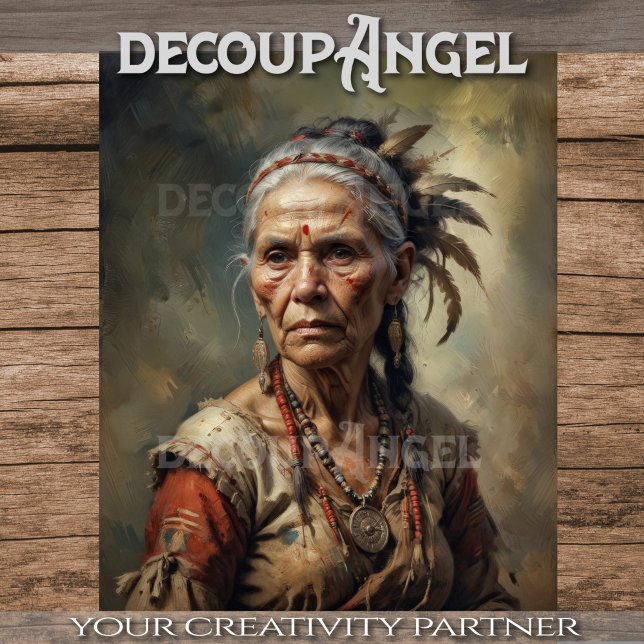 Papier Mousseline Les Amérindiens qui tiennent à la sagesse à dévoil (Créateur téléchargé)