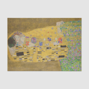 Papier Mousseline Les amoureux embrasser Embrace par Gustav Klimt