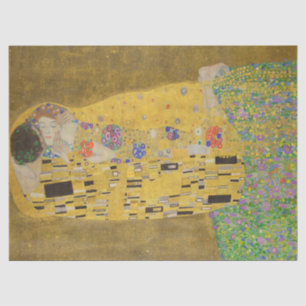 Papier Mousseline Les amoureux embrasser Embrace par Gustav Klimt
