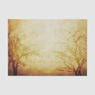 Papier Mousseline Les arbres dans la fosse