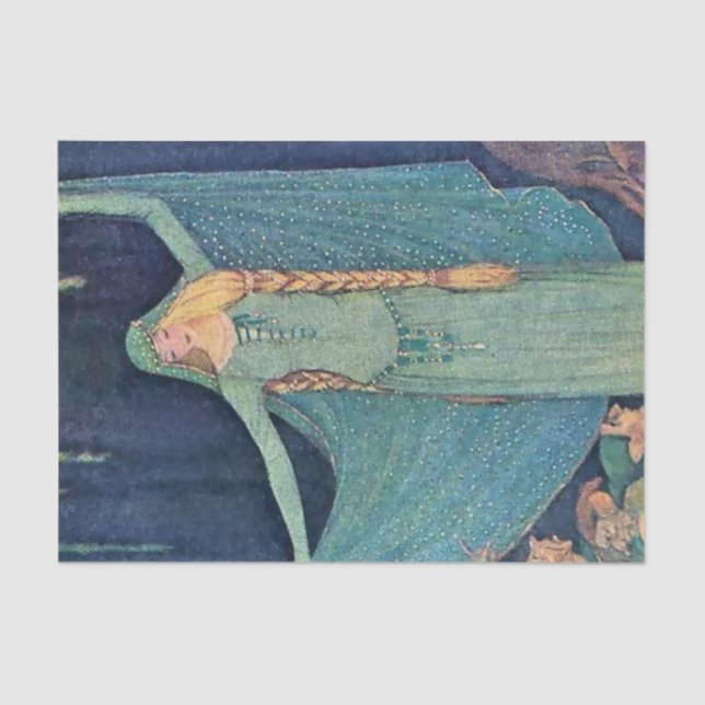 Papier Mousseline "Les deux rois enfants" par Elenore Abbott (Recto)