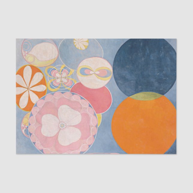 Papier Mousseline Les dix plus grandes n ° 2 Enfance par Hilma Klint (Recto)