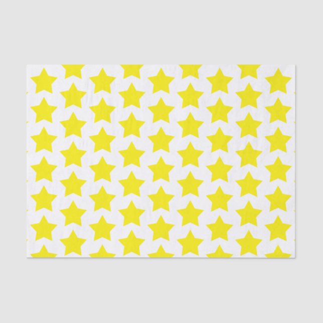 Papier Mousseline Les étoiles jaunes (Recto)