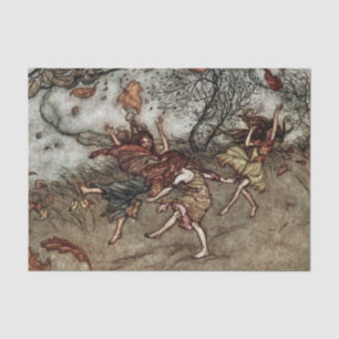 Papier Mousseline « Les Fées d'automne » d'Arthur Rackham